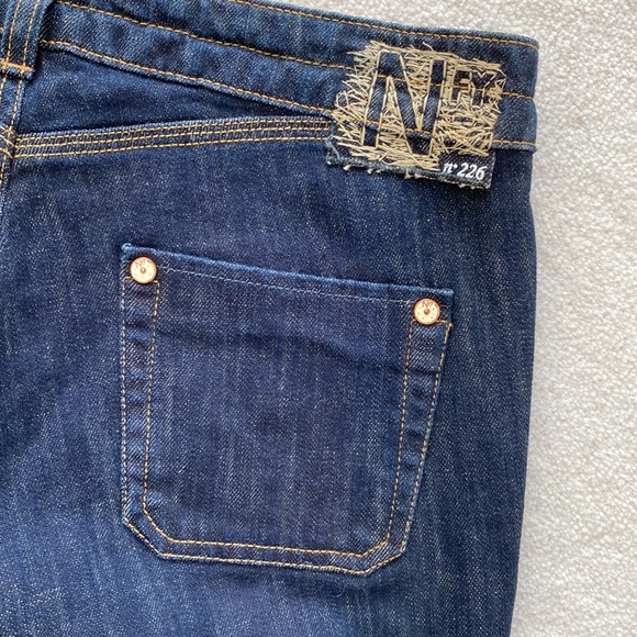 EUC Notify NFY style 226 Made in Italy dark wash Straight Leg Denim Jeans - Picture 10 of 16